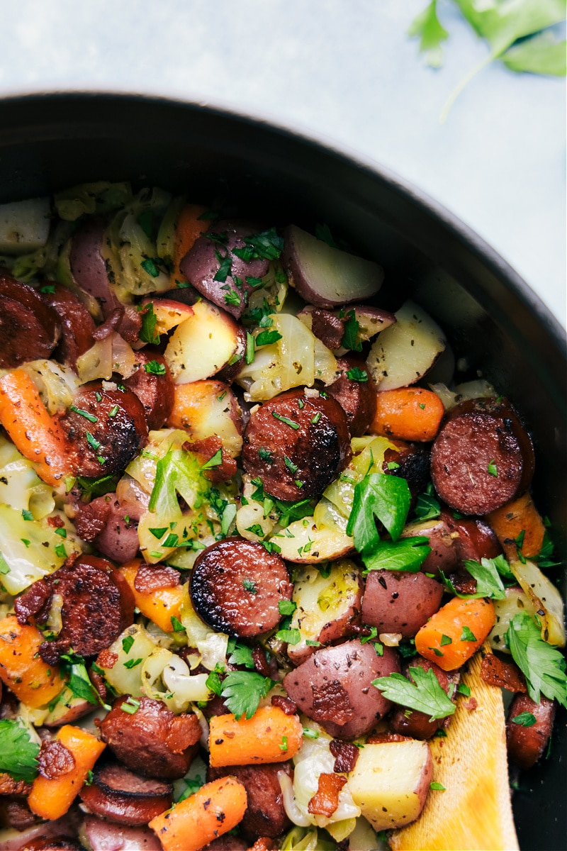 Easy One-Pot Cabbage, Potato & Sausage Soup Recipe for Busy Nights