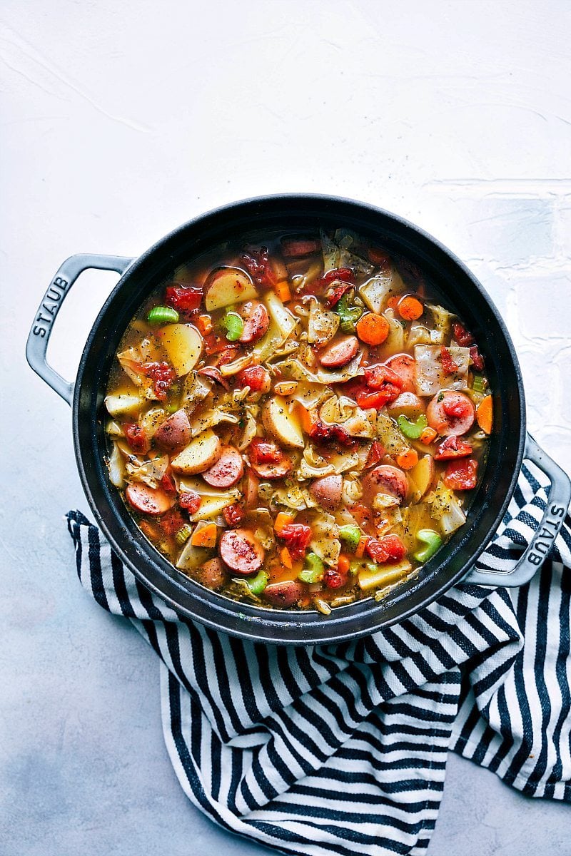 Hearty Cabbage, Potato & Sausage Soup: Your New Comfort Food