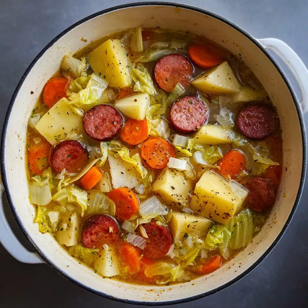 Warm Up with Savory Cabbage, Potato & Sausage Soup